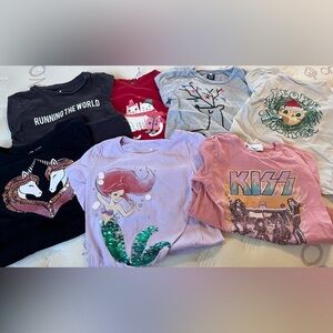 Toddler Girl Long Sleeve Tops Bundle